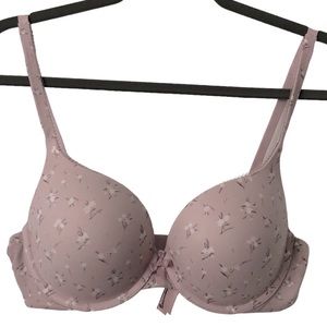 Victoria’s Secret Body By Victoria Perfect Shape Size 34D Color Purple floral.